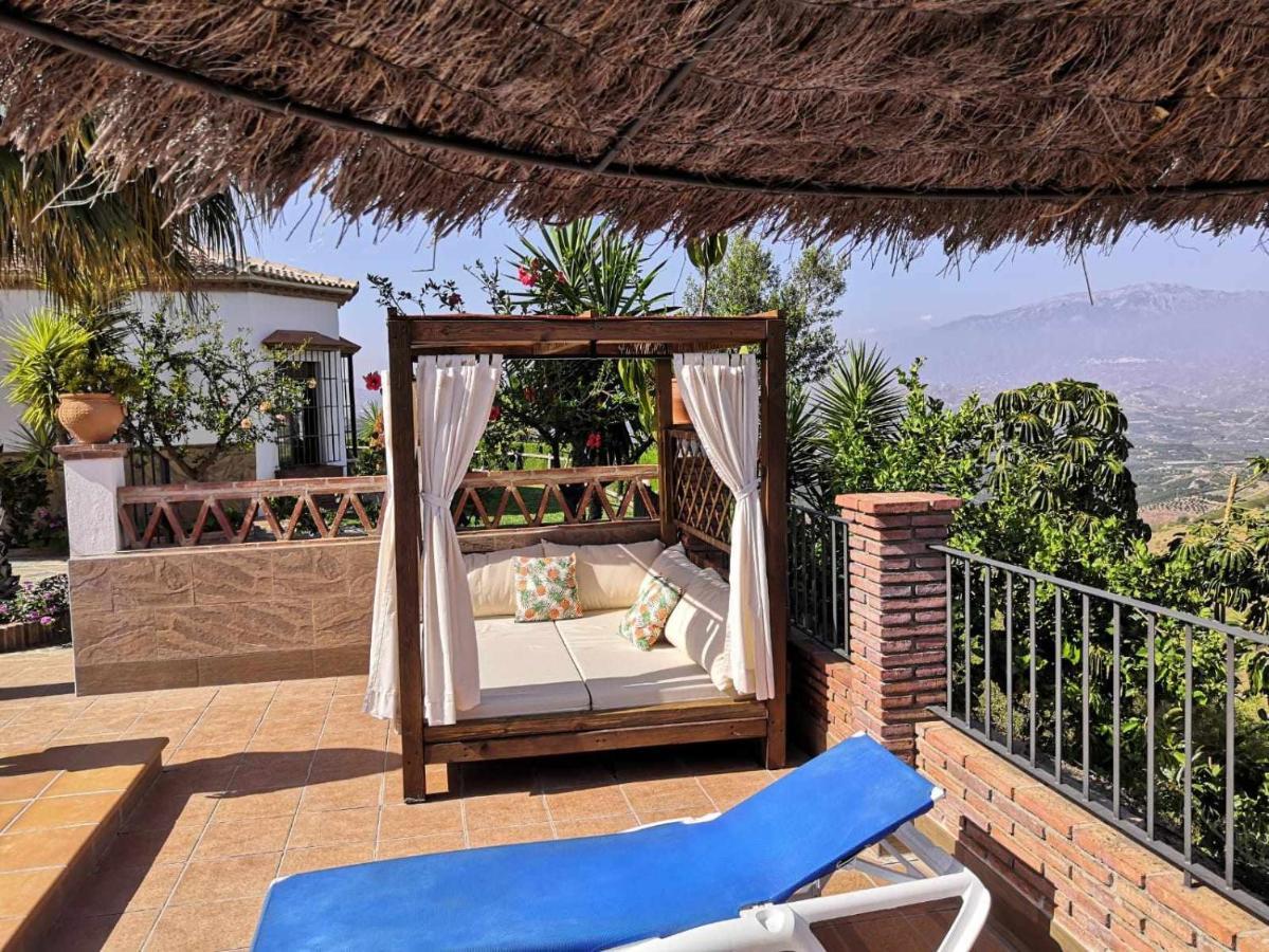 Casa Mirador Las Claras Con Piscina Privada Jardin Iznate Eksteriør billede